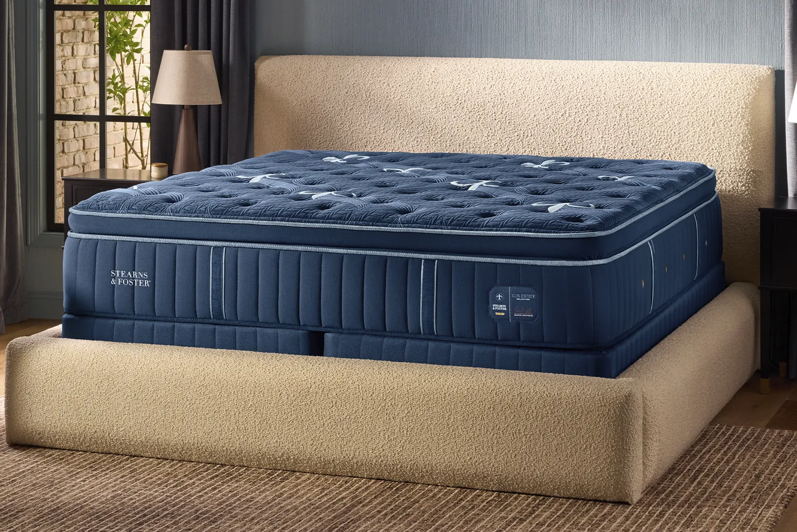 Stearns & Foster Lux Estate Medium Euro Pillow Top II Queen Mattress - Image 2