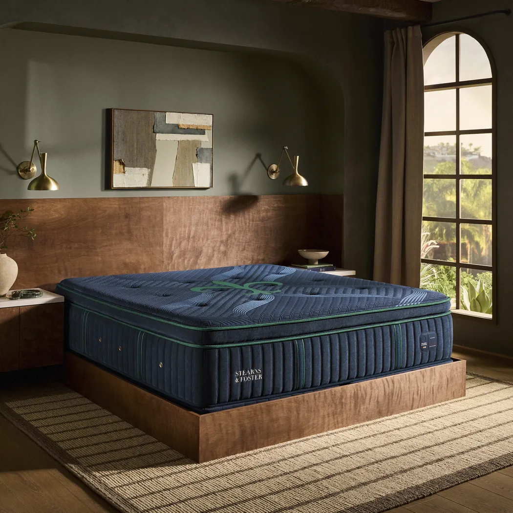 Stearns & Foster Reserve Firm Euro Pillow Top II King Mattress with Head Up Only Base - Image 2