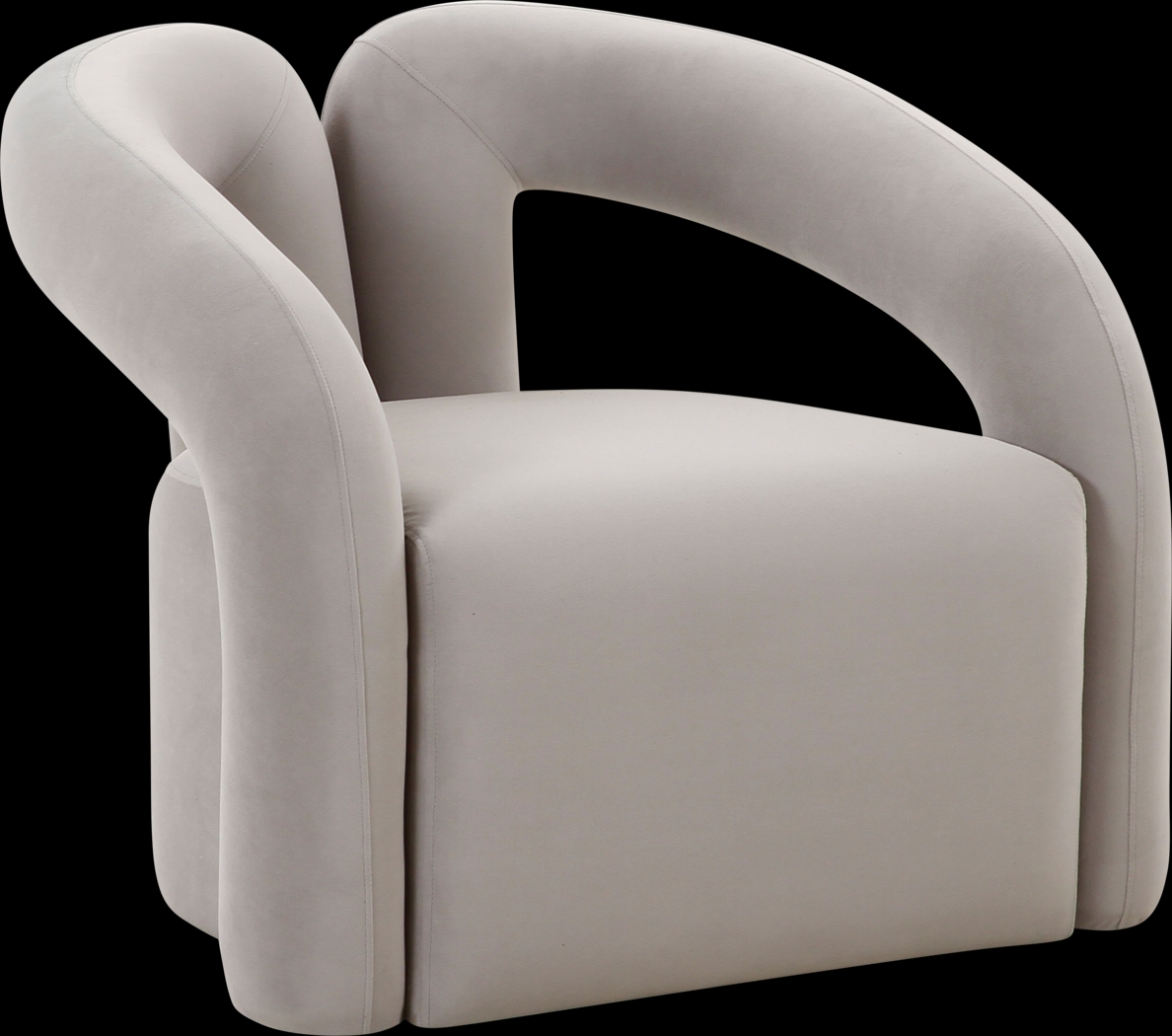 Steckley Dark Gray Accent Chair - Thumbnail - Image 3