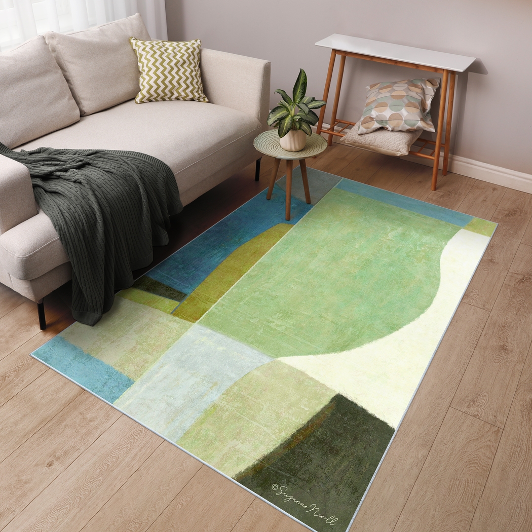 Steelriver Green 5' x 7'7 Rug - Thumbnail - Image 2
