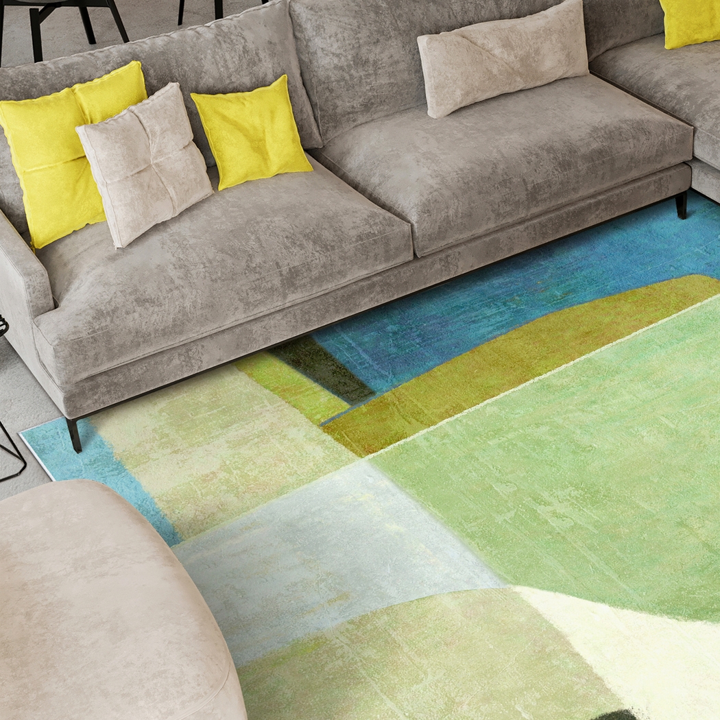 Steelriver Green 7'7 x 10'5 Rug - Thumbnail - Image 3