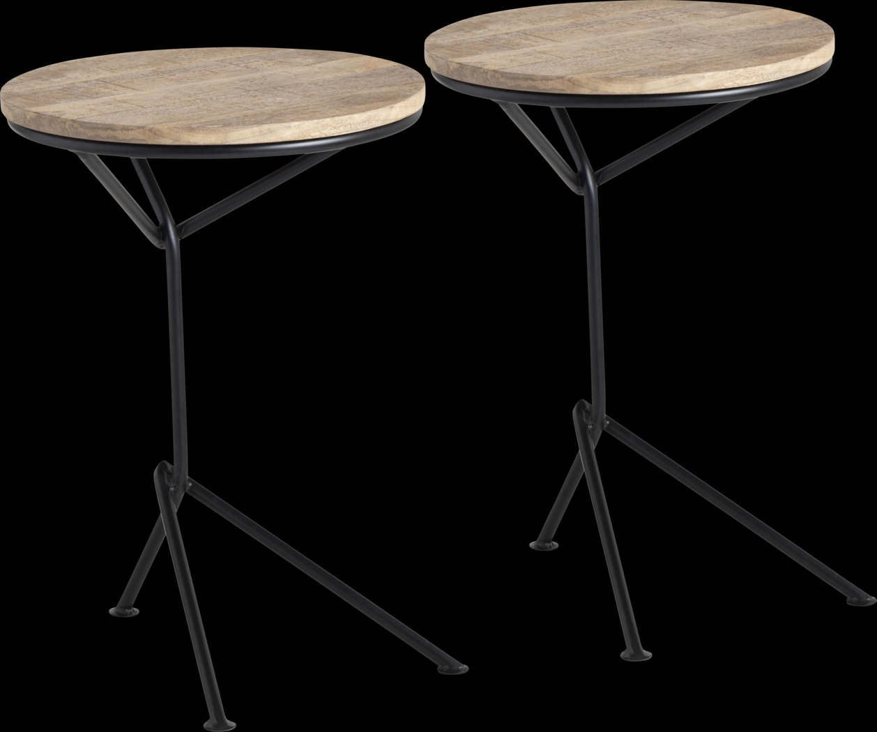 Steepleview Brown Accent Table, Set of 2 - Thumbnail - Image 1