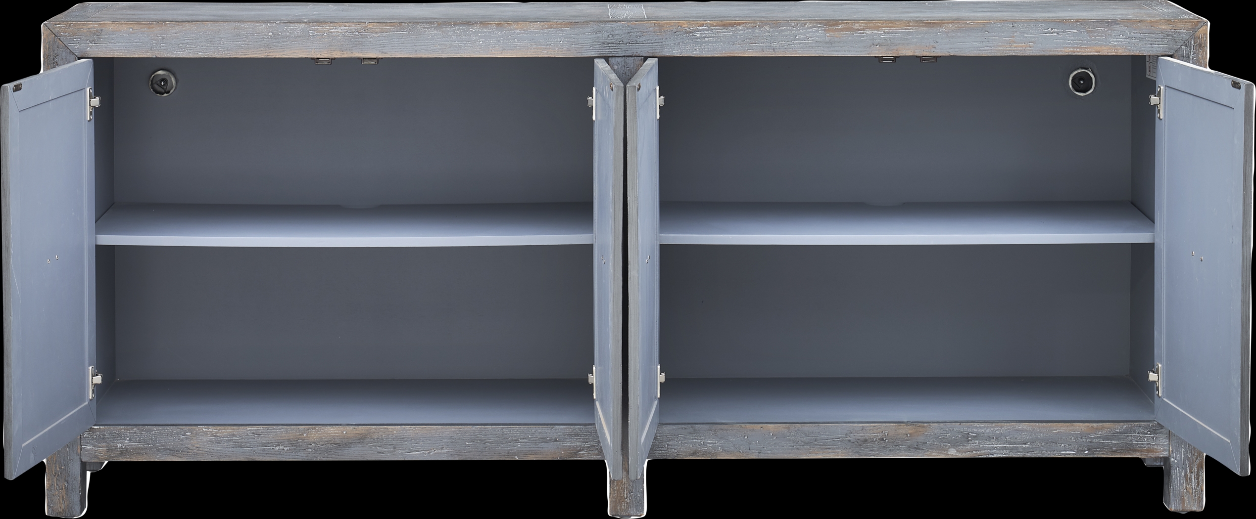 Steerforth Gray Credenza - Thumbnail - Image 5