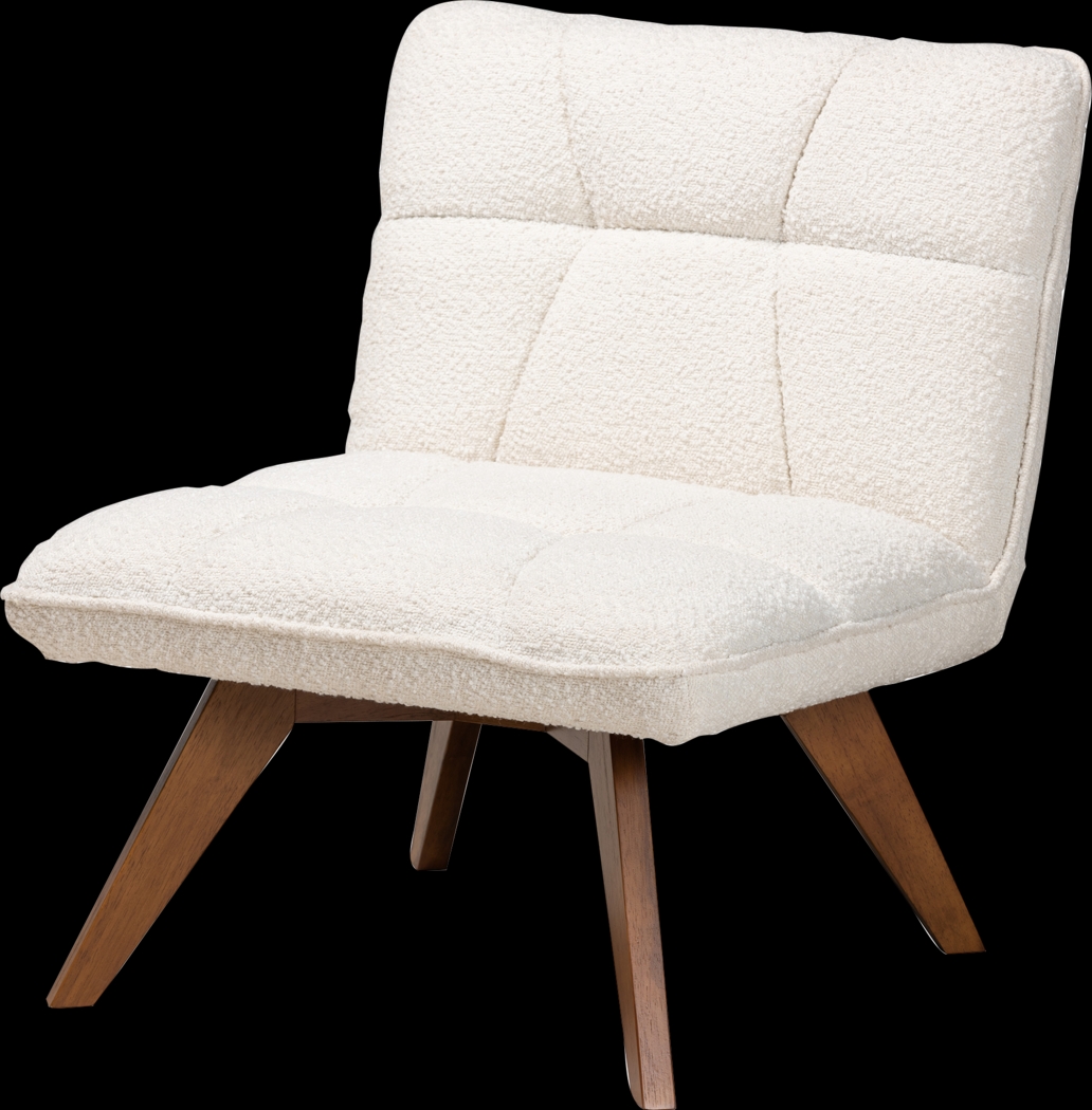 Stegen White Accent Chair - Thumbnail - Image 1