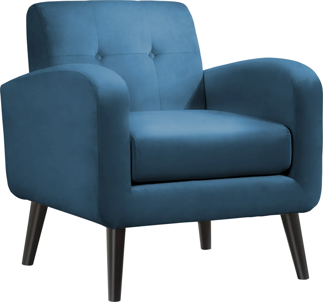 Steinber Teal Accent Chair - Thumbnail - Image 1