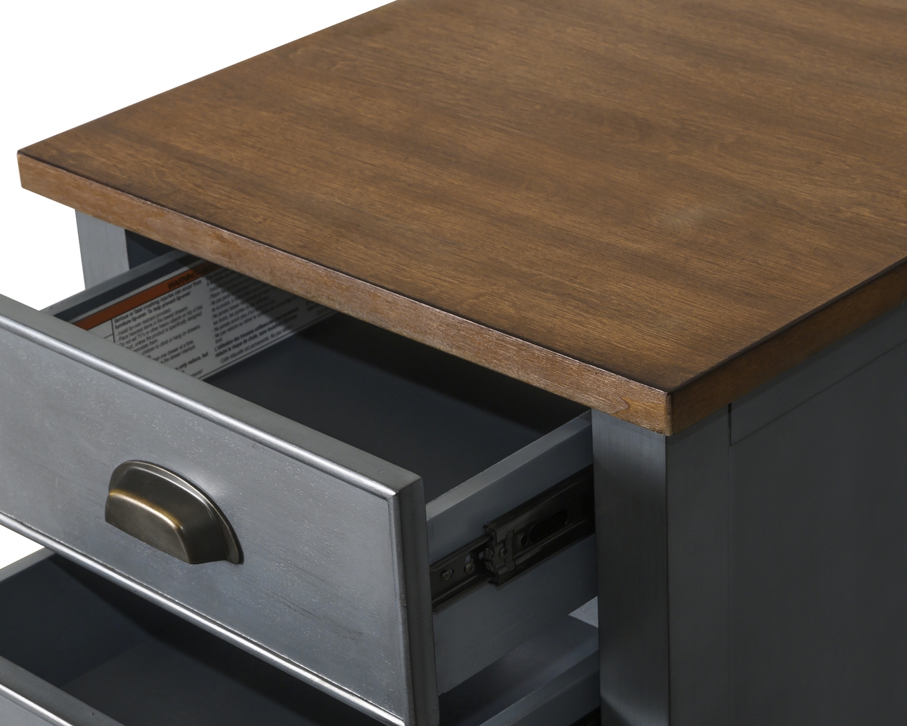 Steinhart Blue File Cabinet - Thumbnail - Image 4