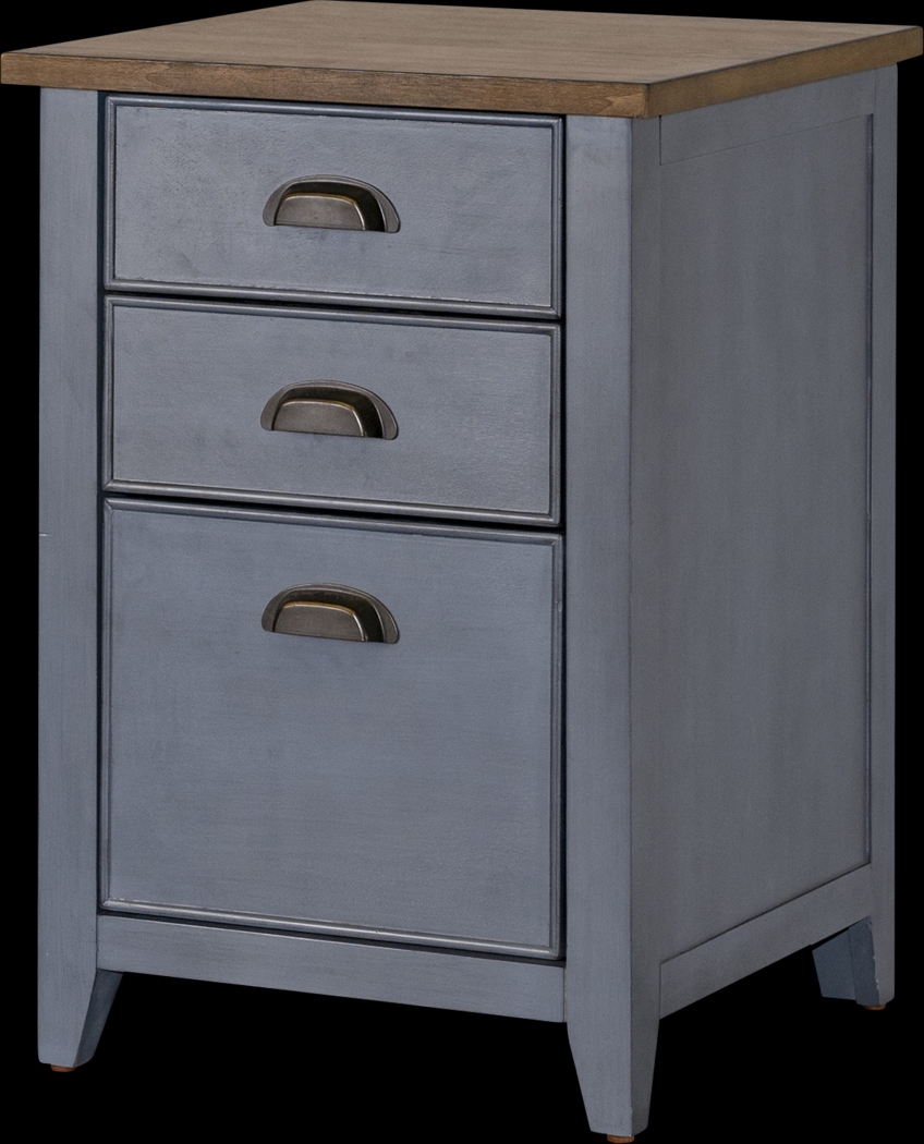 Steinhart Blue File Cabinet - Thumbnail - Image 1