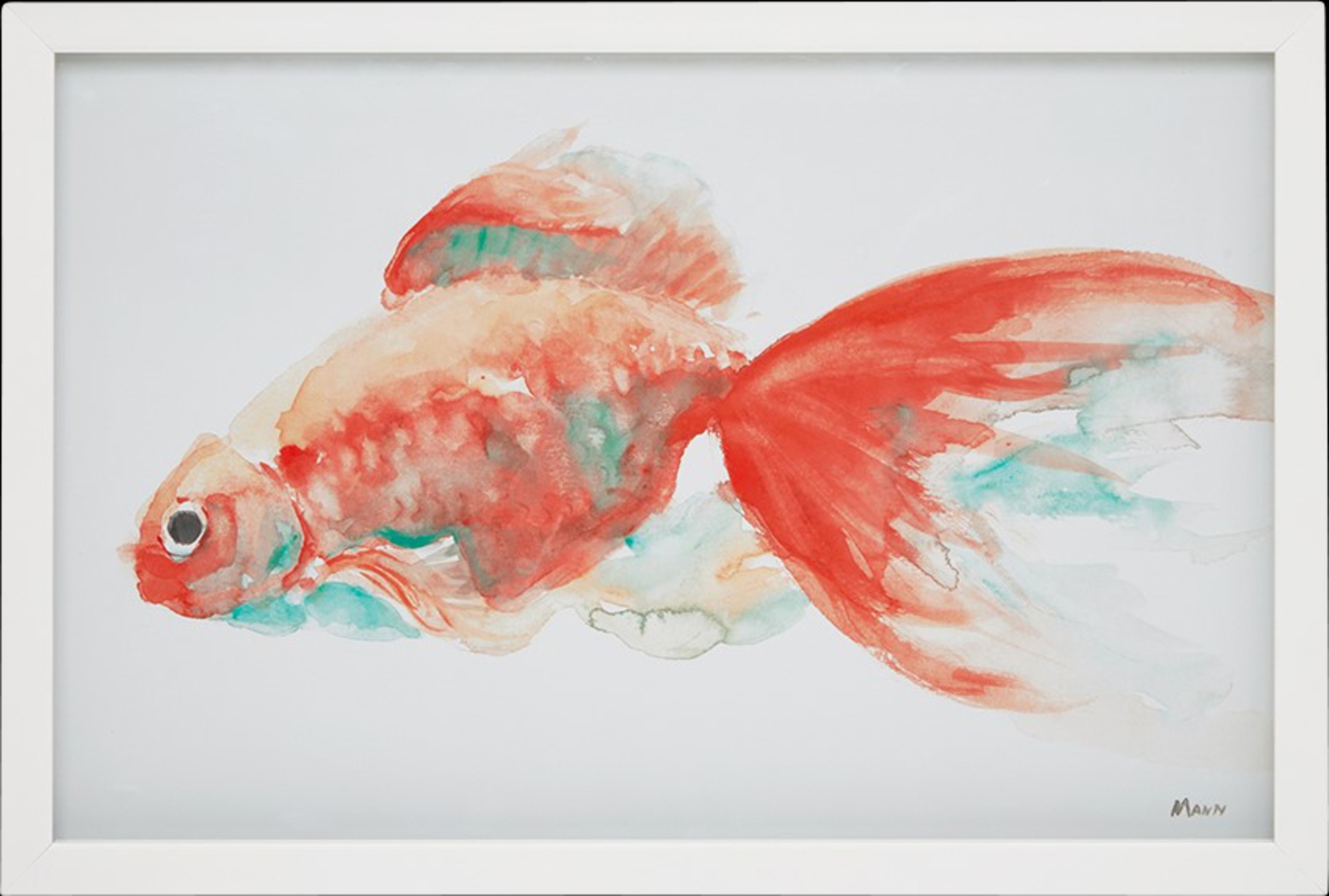 Steinmetz Orange Framed Wall Art - Thumbnail - Image 1