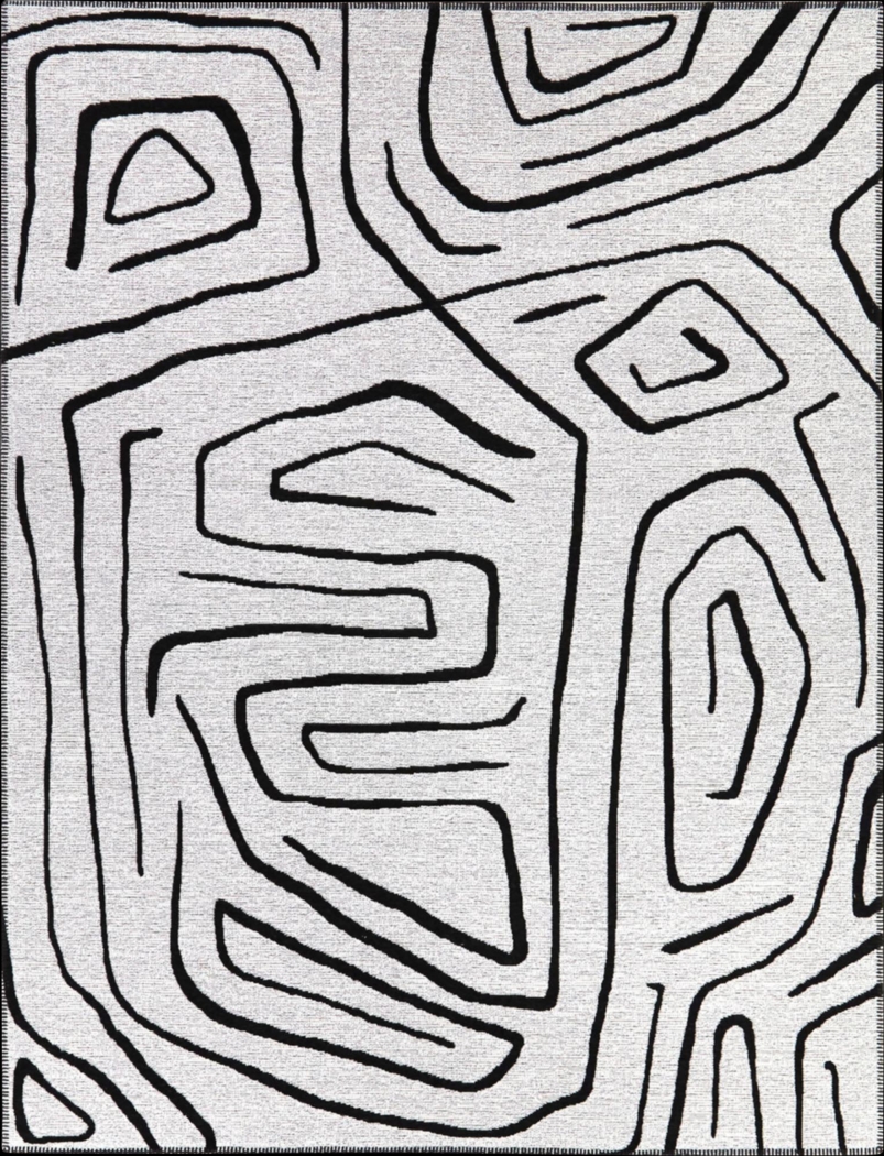 Steledon White 7'10 x 10' Area Rug - Thumbnail - Image 1