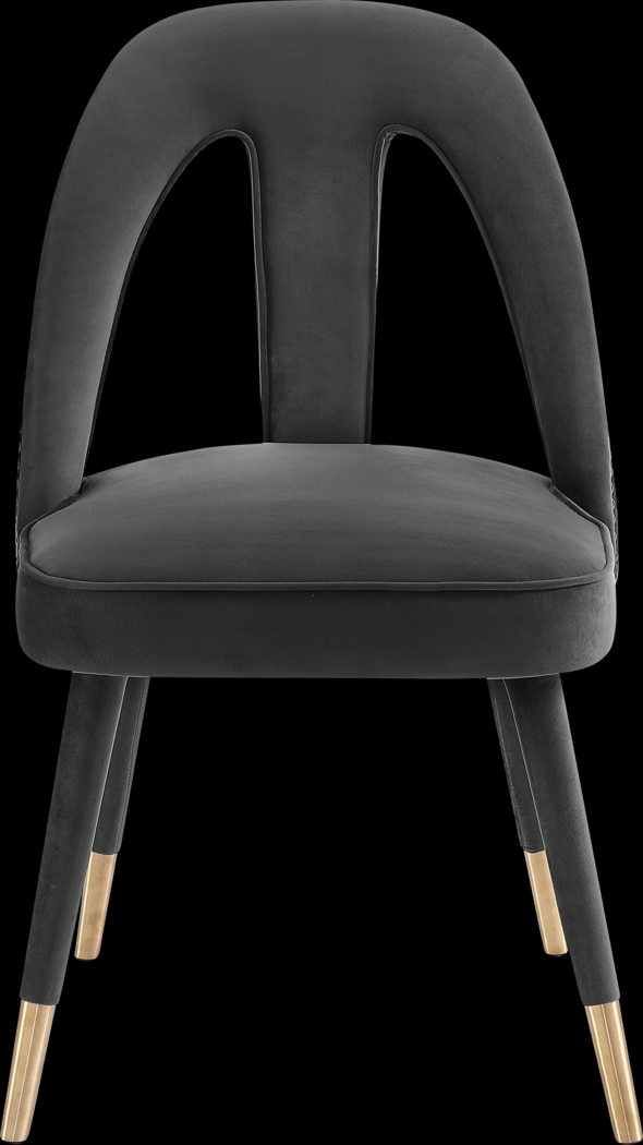 Stella Ann Dark Gray Dining Chair - Thumbnail - Image 2