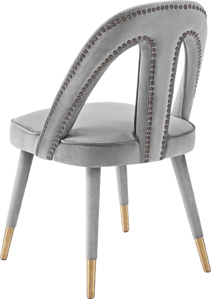 Stella Ann Gray Dining Chair - Thumbnail - Image 3