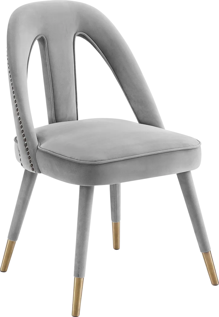 Stella Ann Gray Dining Chair - Thumbnail - Image 1