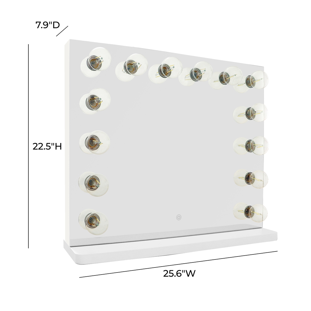 Stella Dell White Vanity Mirror - Thumbnail - Image 13