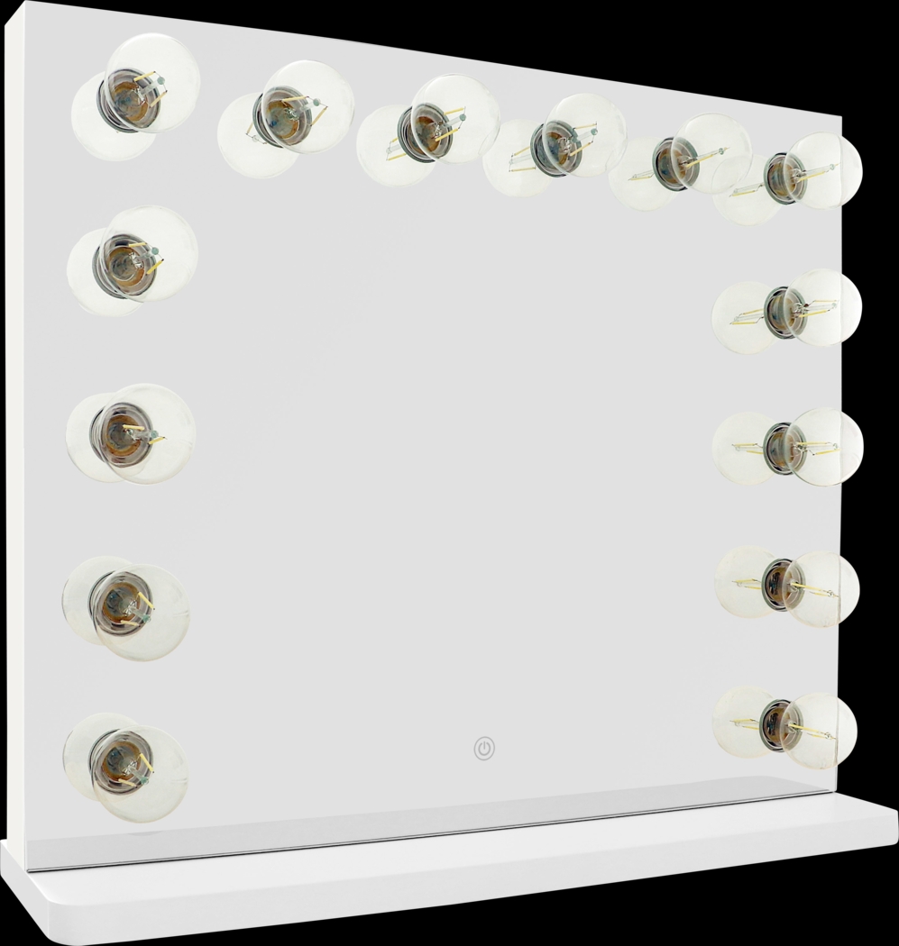 Stella Dell White Vanity Mirror - Thumbnail - Image 1