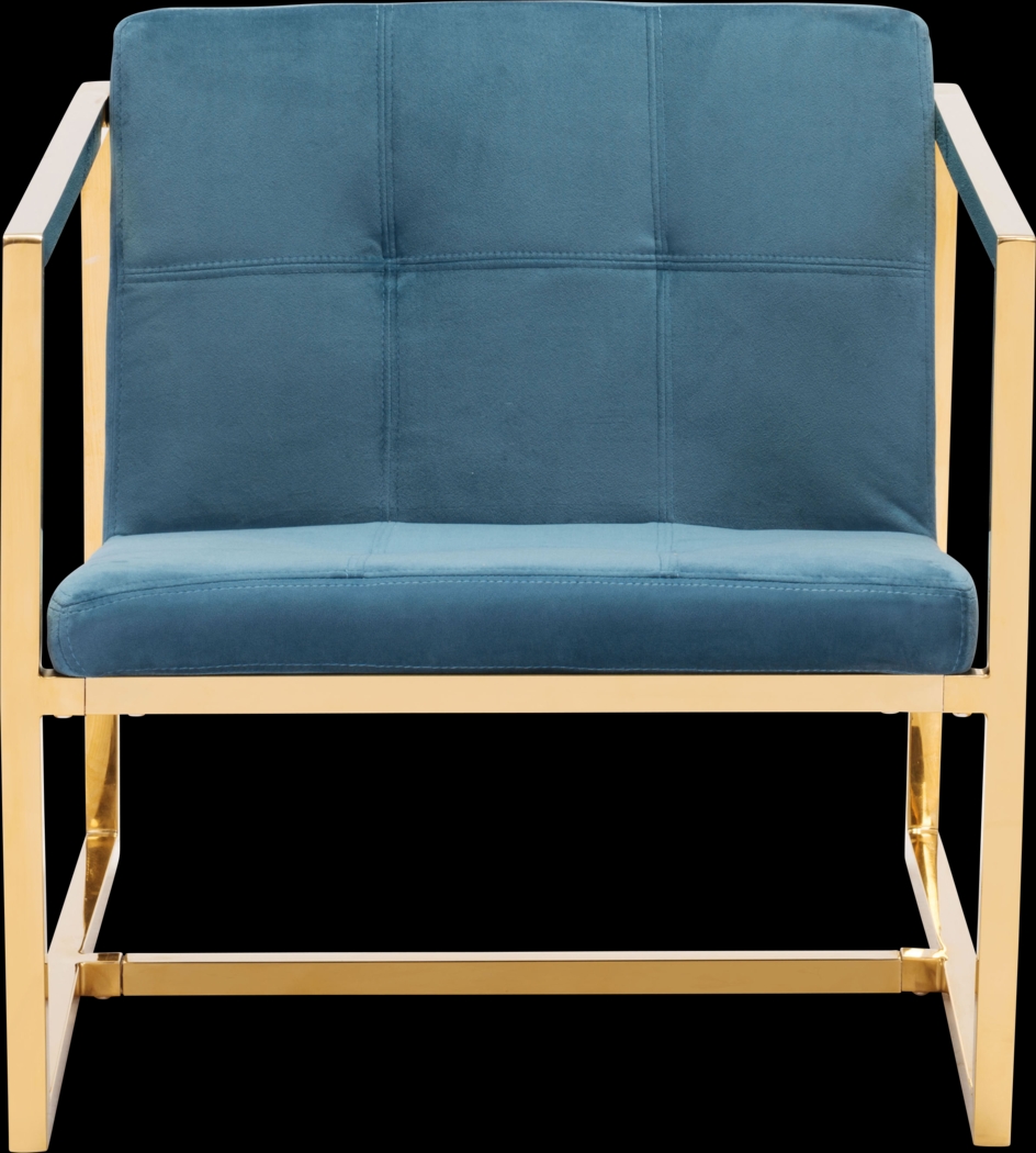 Stellary Blue Accent Chair - Thumbnail - Image 3