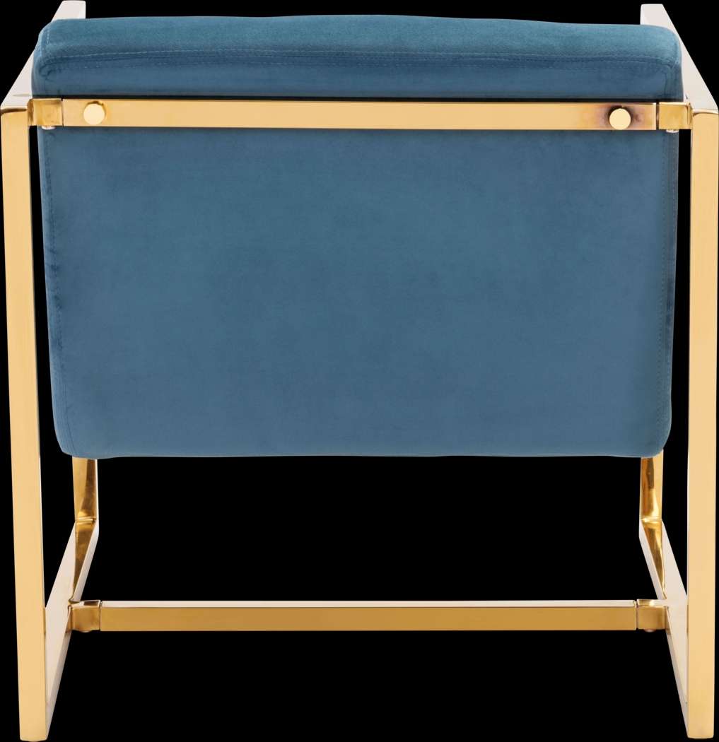 Stellary Blue Accent Chair - Thumbnail - Image 4