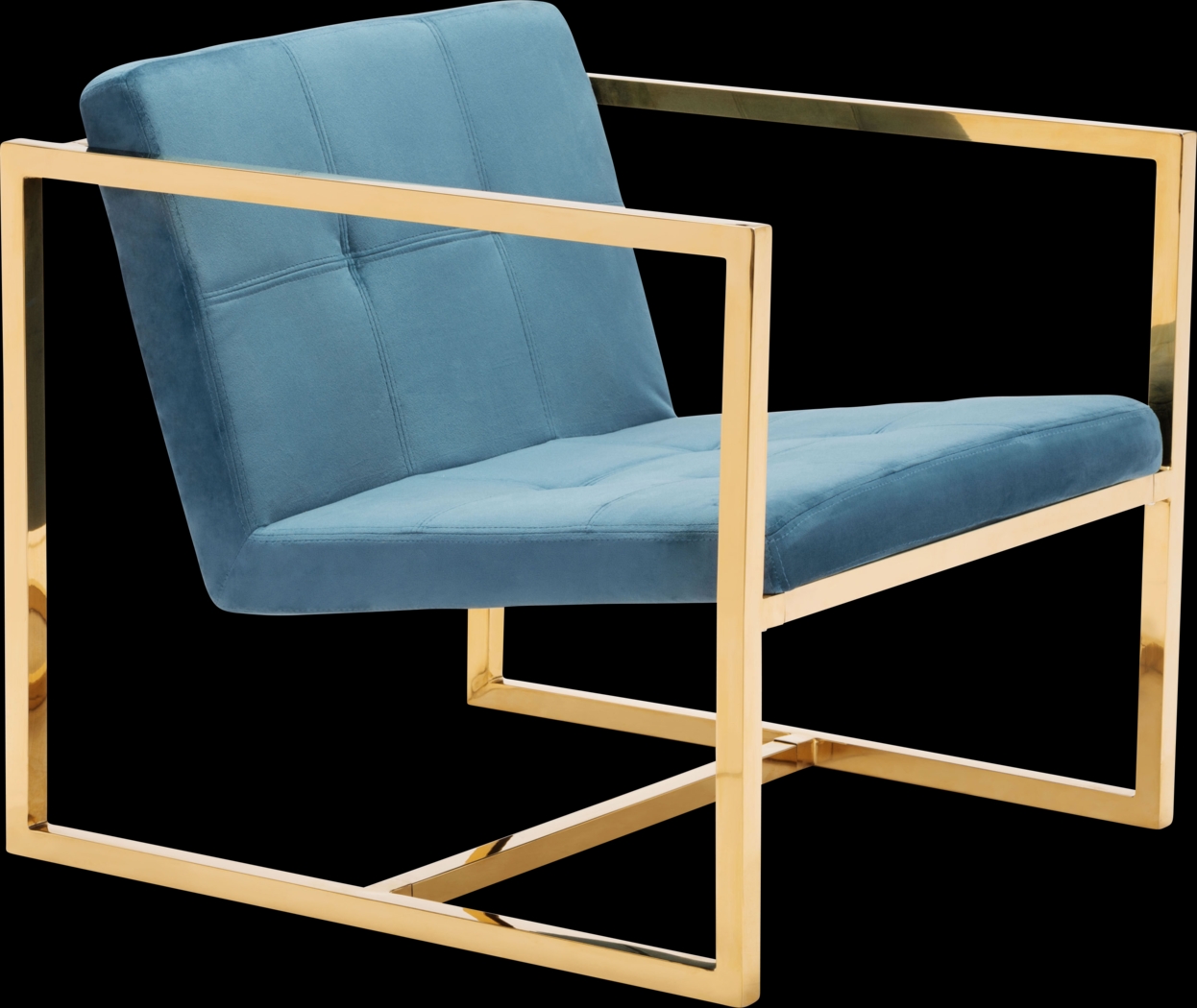 Stellary Blue Accent Chair - Thumbnail - Image 1