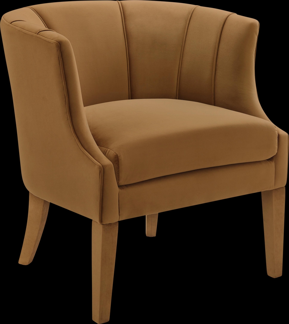 Stellera Cognac Accent Chair - Thumbnail - Image 1