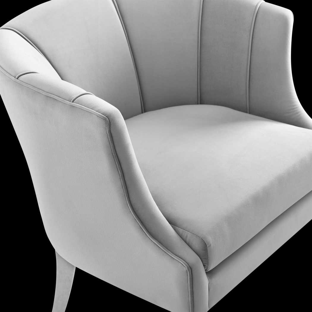 Stellera Gray Accent Chair - Thumbnail - Image 4