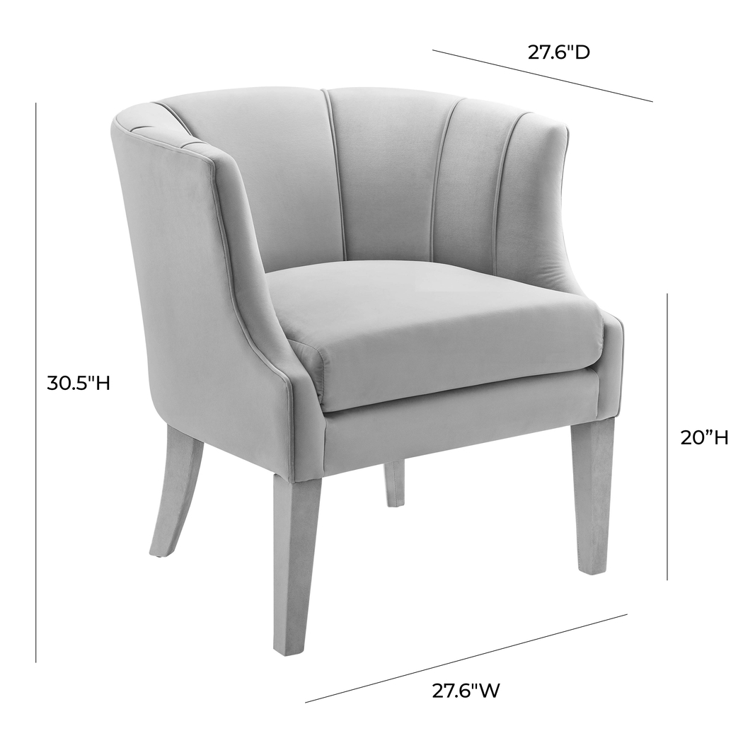Stellera Gray Accent Chair - Thumbnail - Image 6