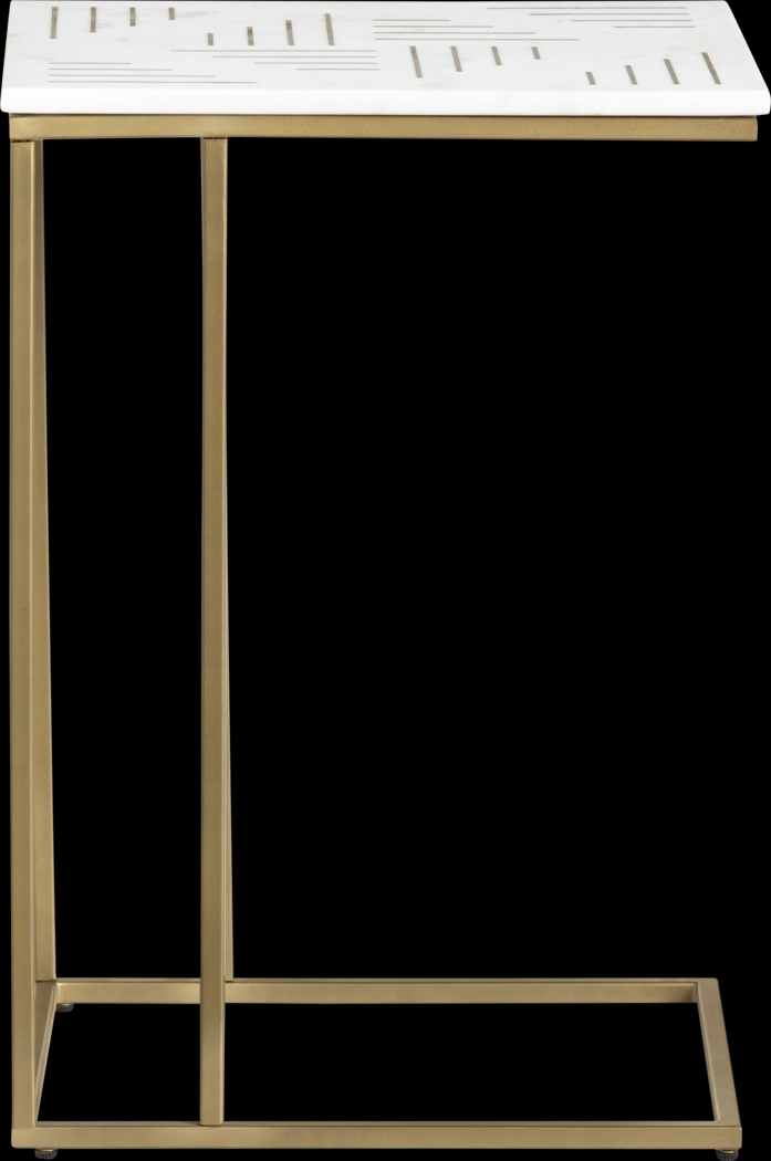 Stellmacher White End Table - Thumbnail - Image 3