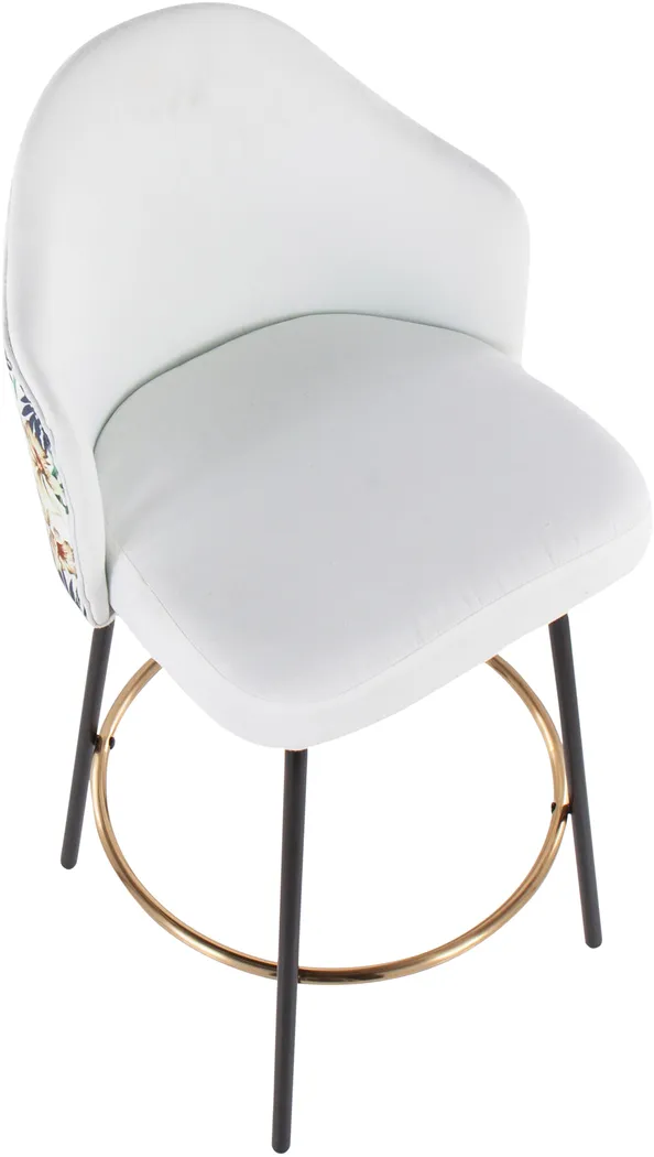 Stelnara I White Counter Height Stool, Set of 2 - Thumbnail - Image 7