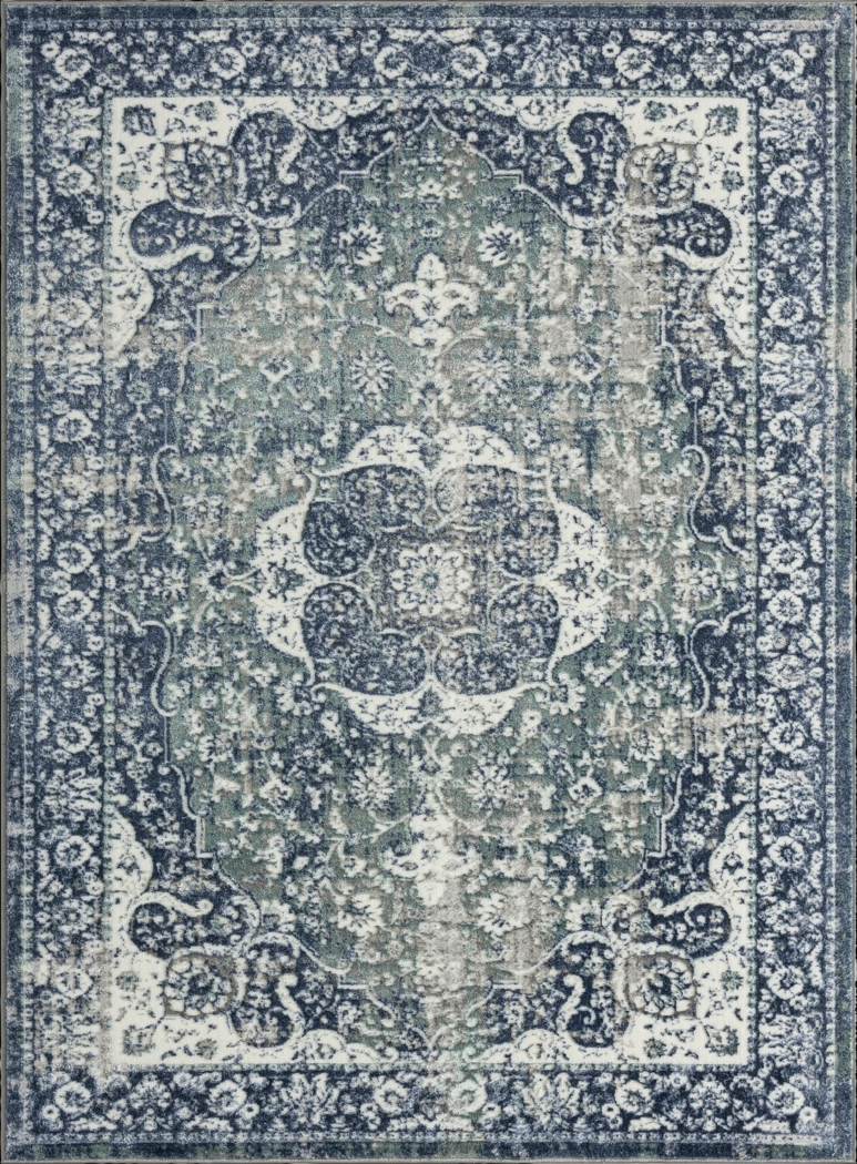 Stelosana Blue 5' x 7' Rug - Thumbnail - Image 1
