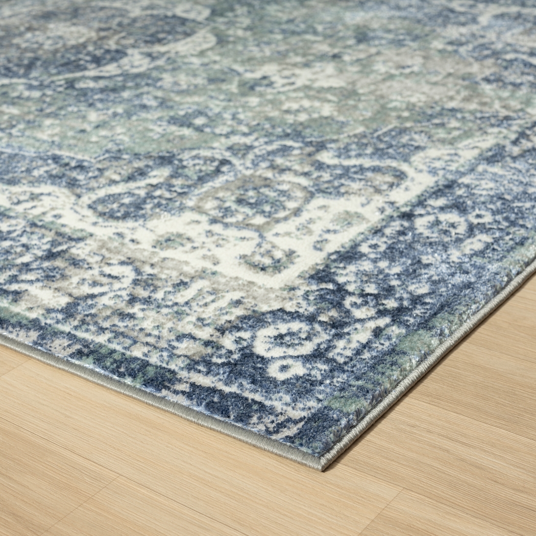 Stelosana Blue 7'5 x 9'5 Rug - Thumbnail - Image 4