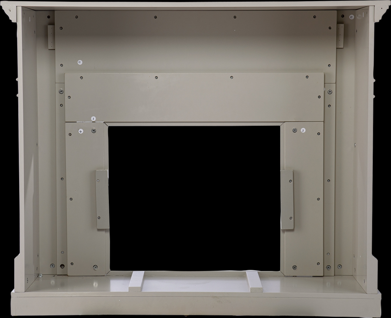 Stembridge IV Gray 48 in. Console With Touch Panel Electric Fireplace - Thumbnail - Image 2