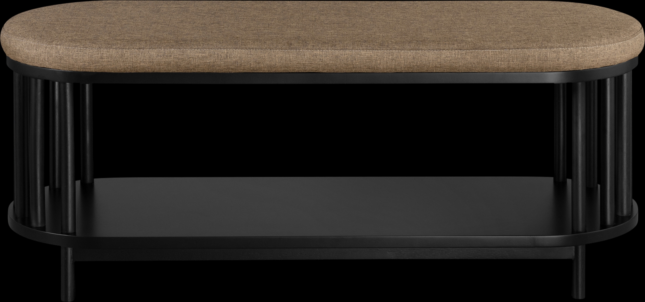 Stempley Black Accent Bench - Thumbnail - Image 3