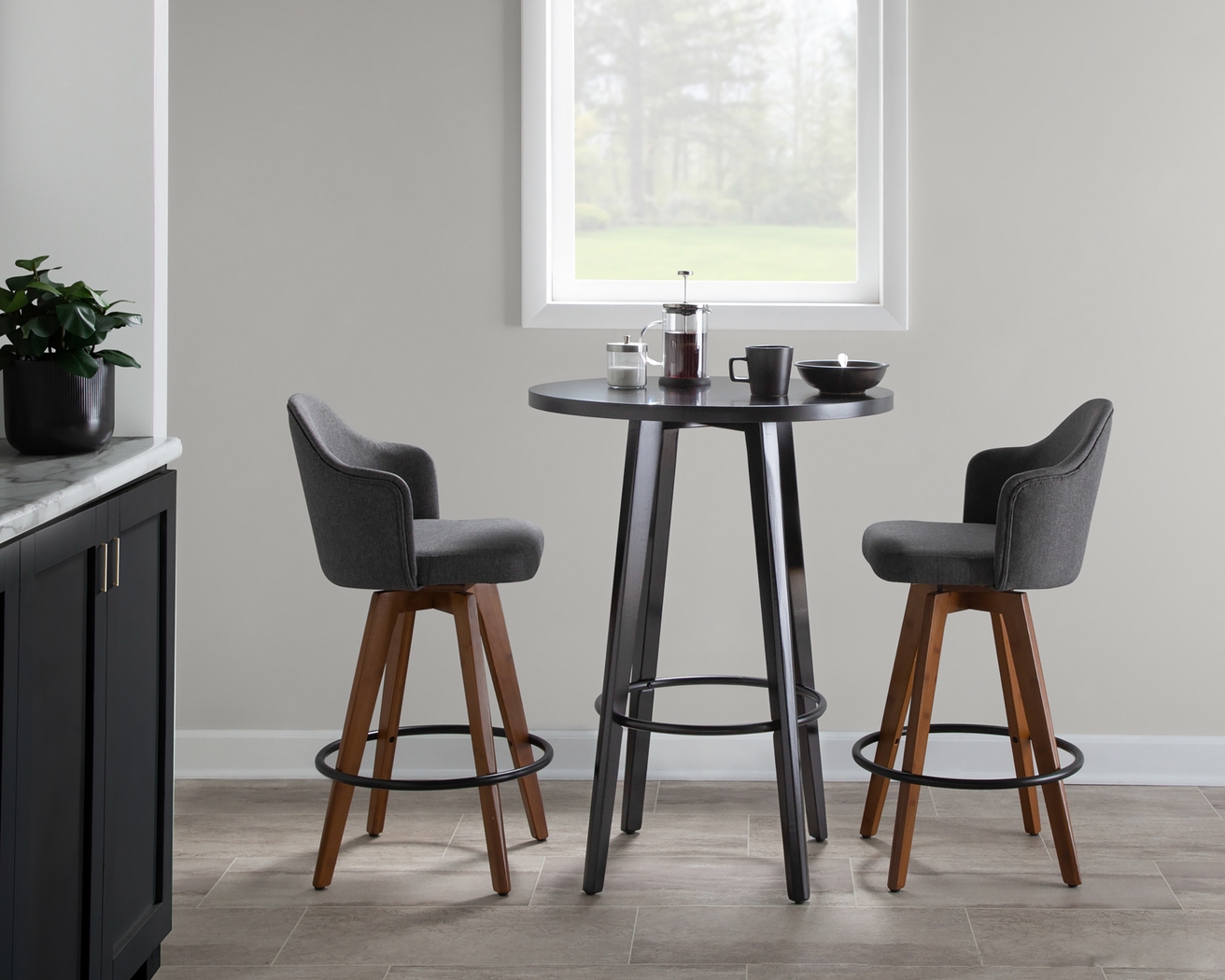 Stenele Black Counter Height Table - Thumbnail - Image 6