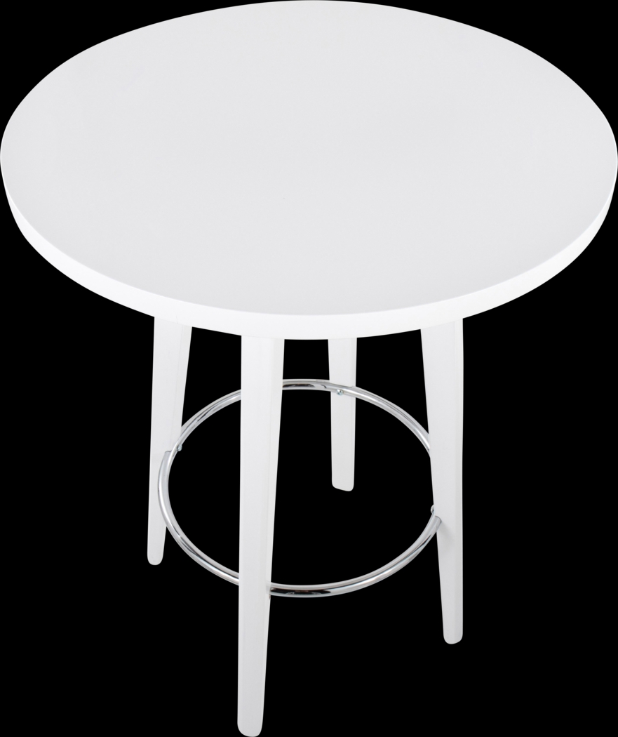 Stenele White Counter Height Table - Thumbnail - Image 5