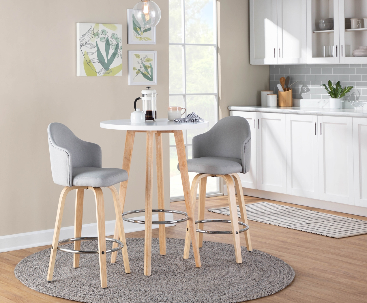 Stenele Natural Counter Height Table - Thumbnail - Image 2