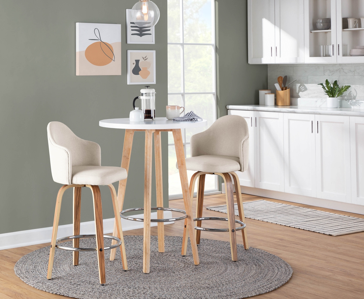 Stenele Natural Counter Height Table - Thumbnail - Image 3