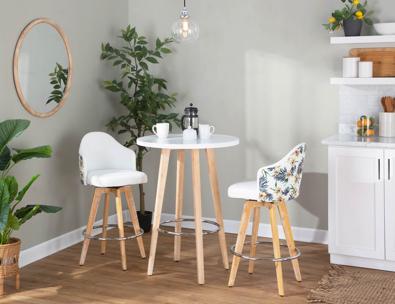 Stenele Natural Counter Height Table - Thumbnail - Image 5