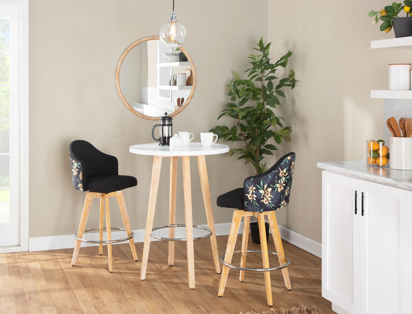 Stenele Natural Counter Height Table - Thumbnail - Image 6