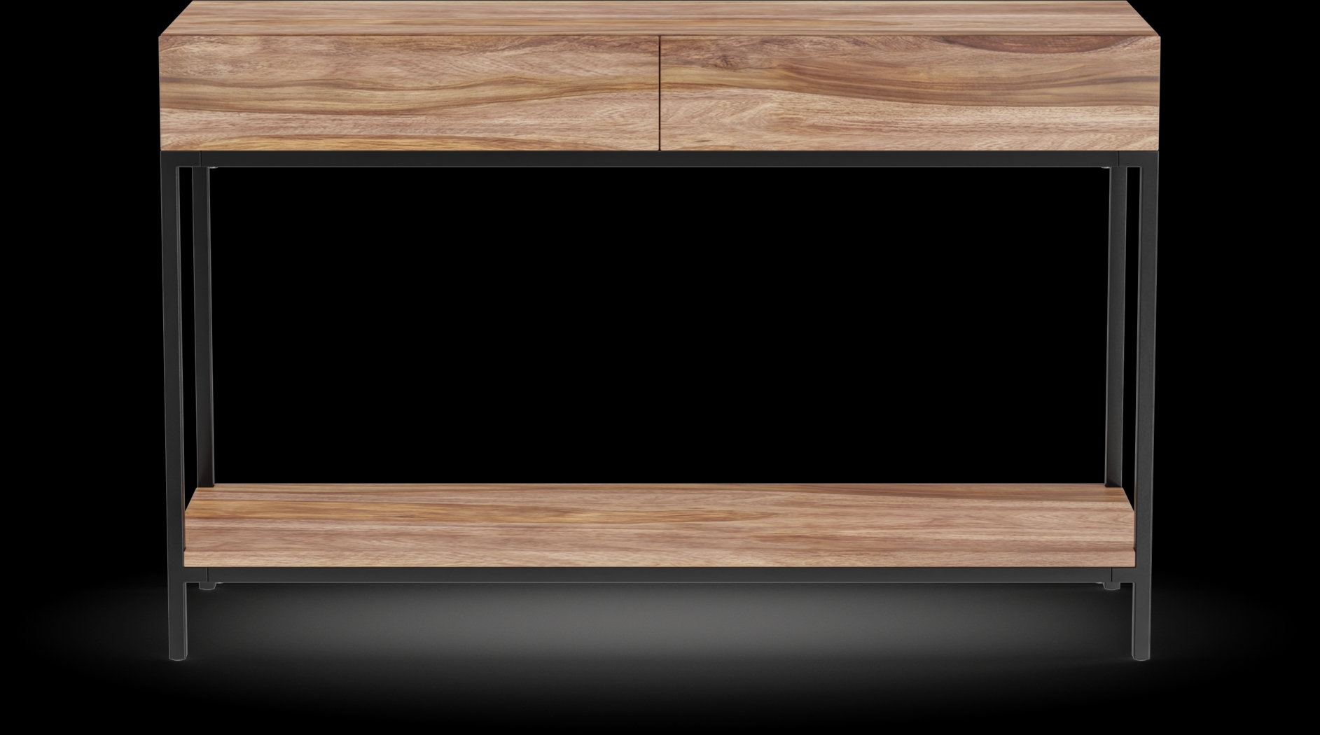 Stenlay Brown Sofa Table - Thumbnail - Image 2