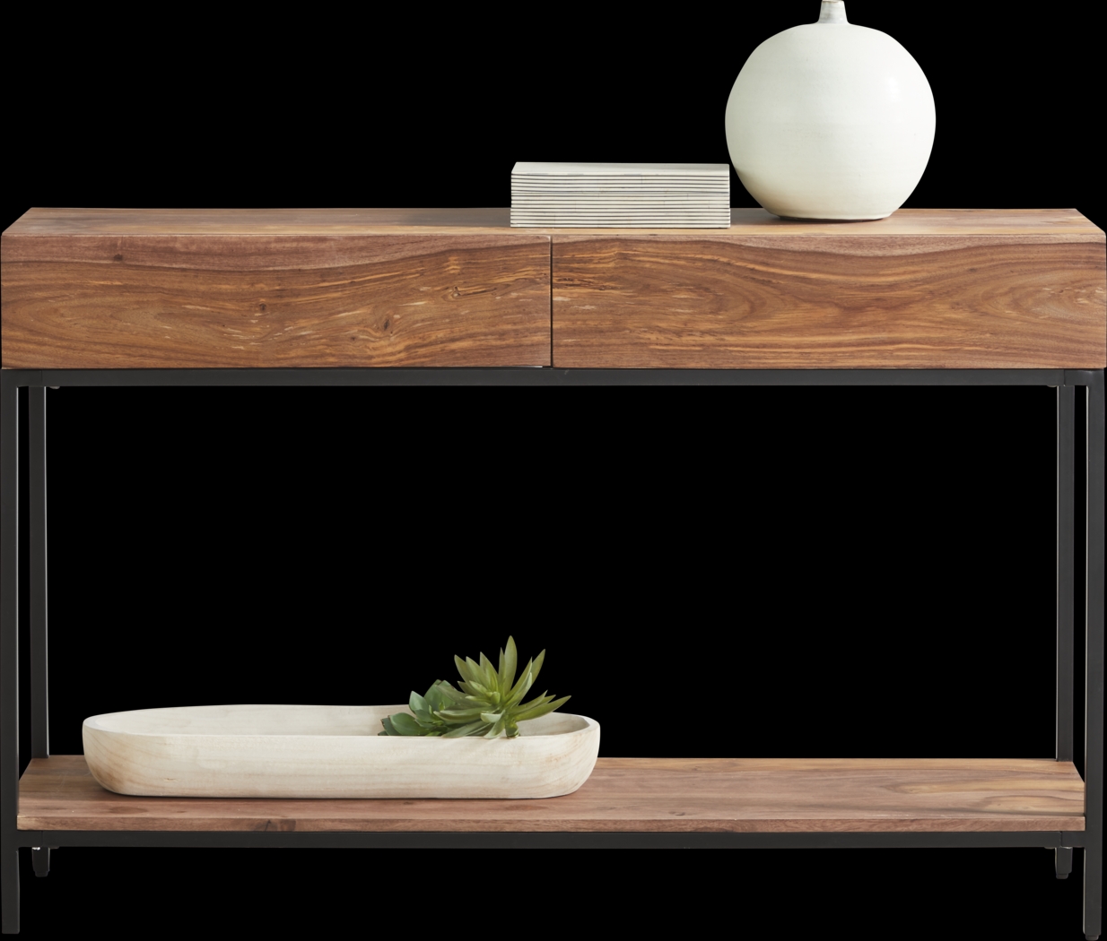 Stenlay Brown Sofa Table - Thumbnail - Image 3