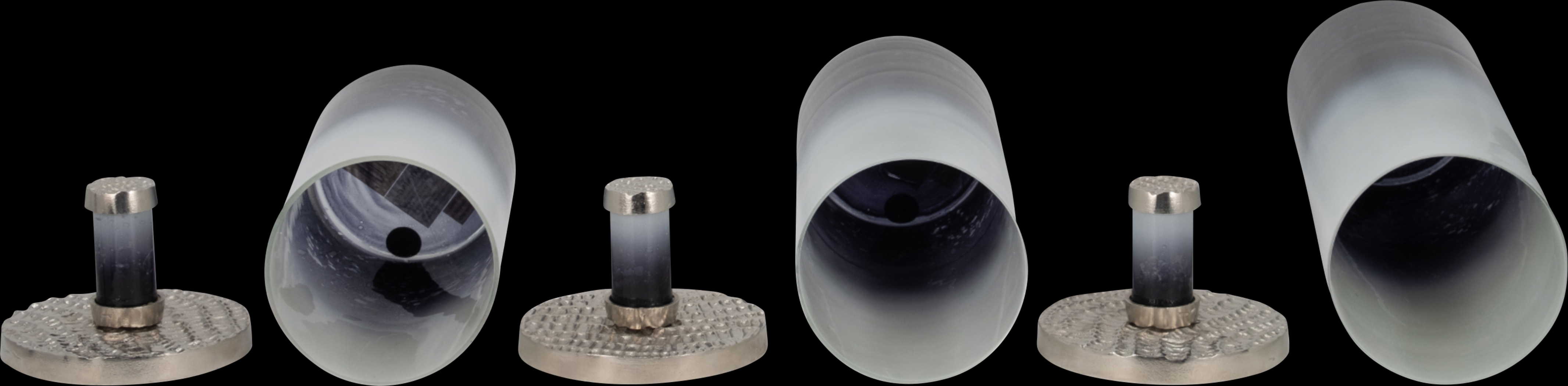 Stenwyck Blue Glass Bottle, Set of 3 - Thumbnail - Image 4