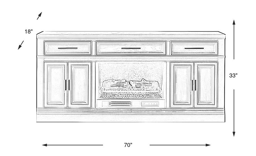 Dimension Image. Please refer to the Dimension Tab on this page for dimension details.