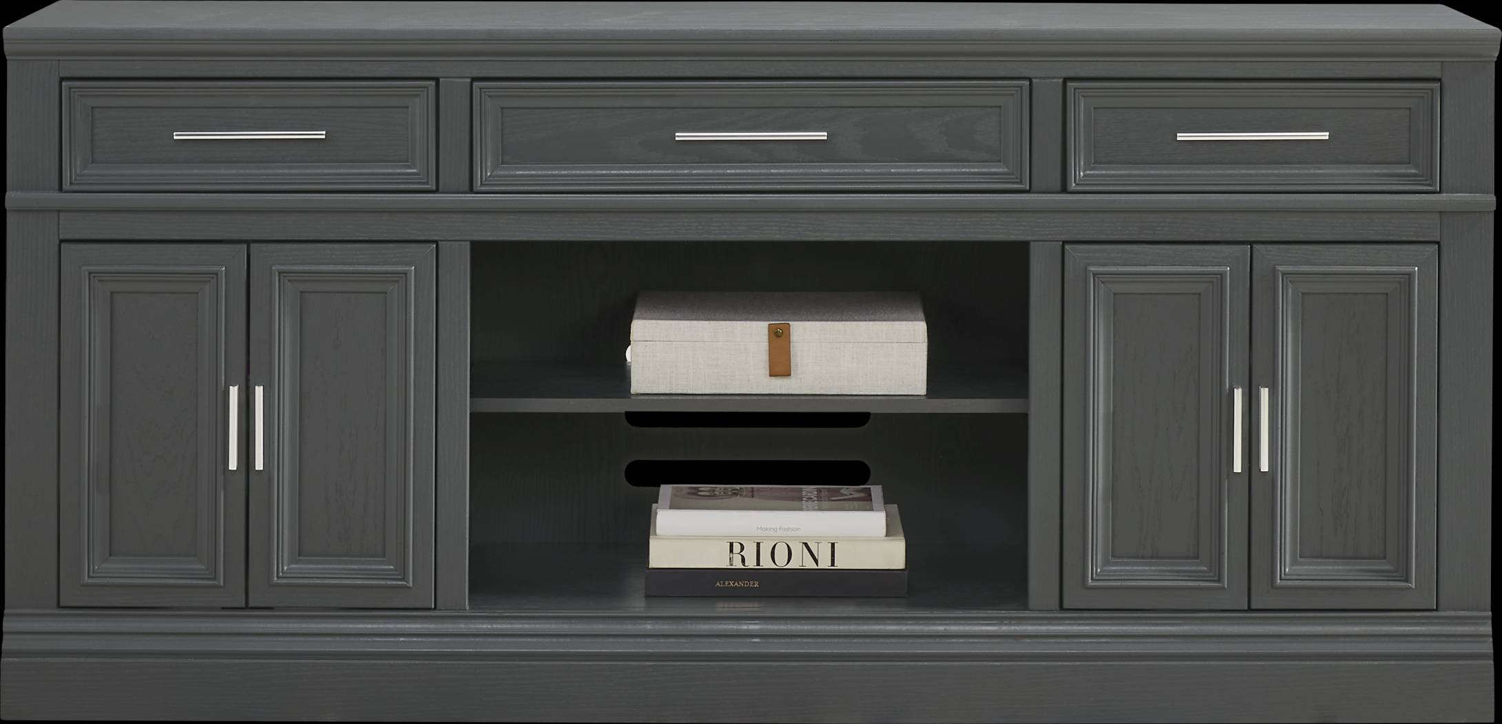 Stephenson Dark Gray 70" Console - Thumbnail - Image 3