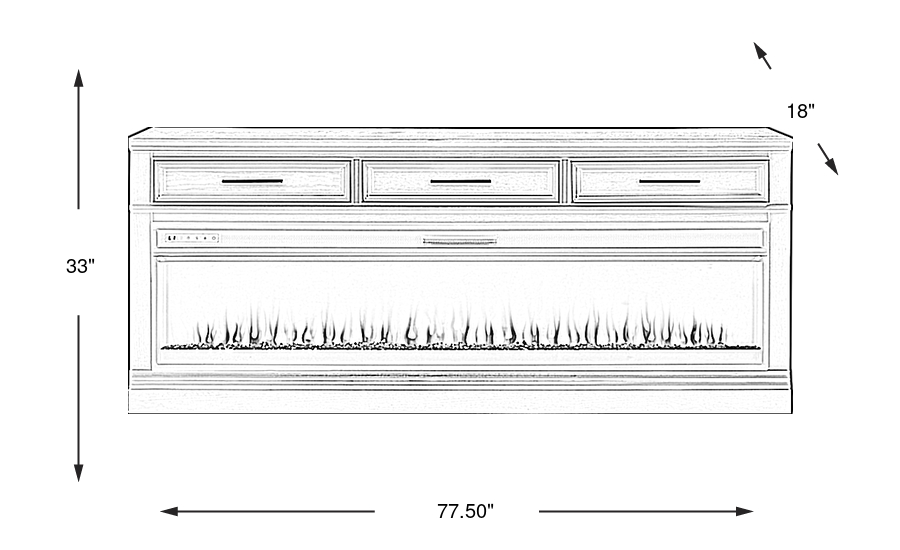 Dimension Image. Please refer to the Dimension Tab on this page for dimension details.