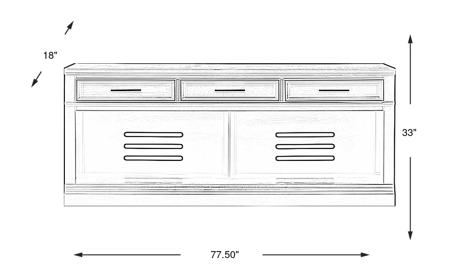 Dimension Image. Please refer to the Dimension Tab on this page for dimension details.