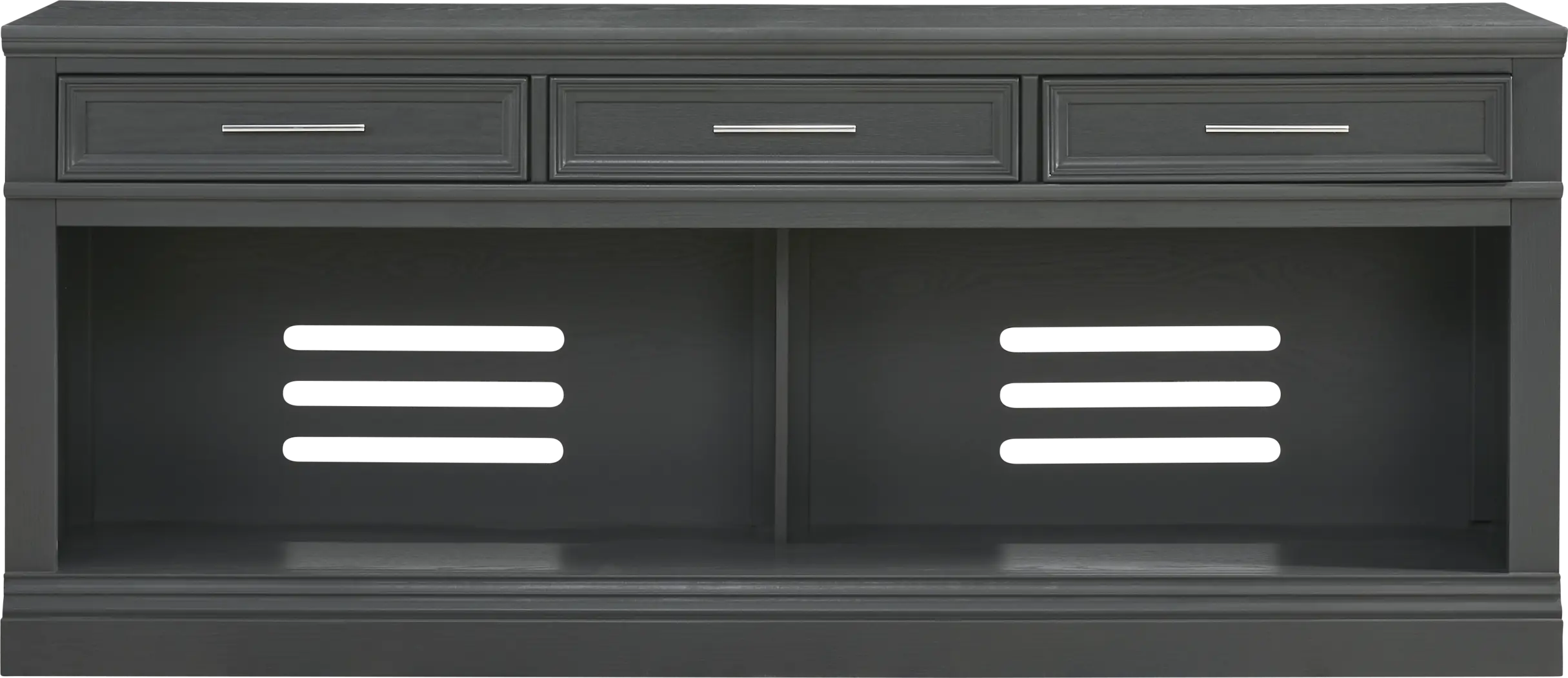 Stephenson Dark Gray 78" Console - Thumbnail - Image 1