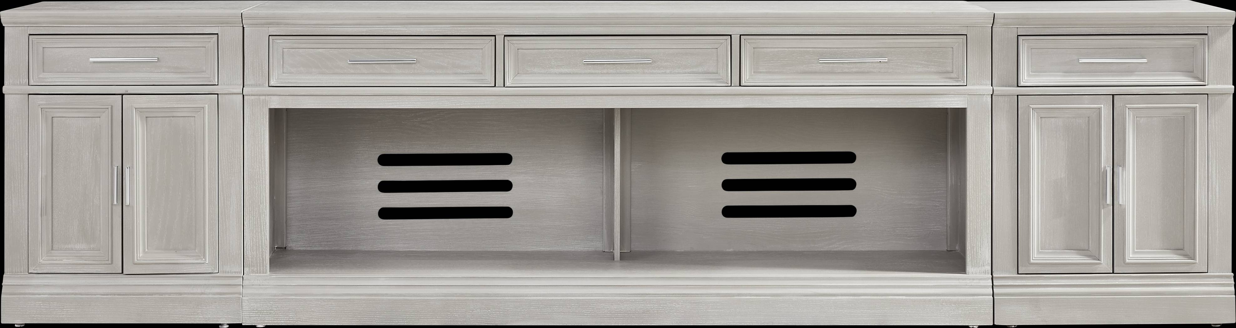 Stephenson Light Gray 3 Pc 78 in. Console with Extensions - Thumbnail - Image 1