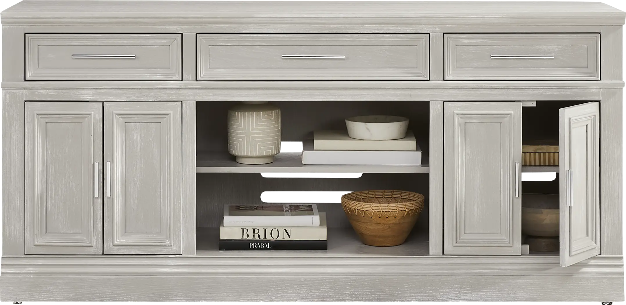 Stephenson Light Gray 70" Console - Thumbnail - Image 2