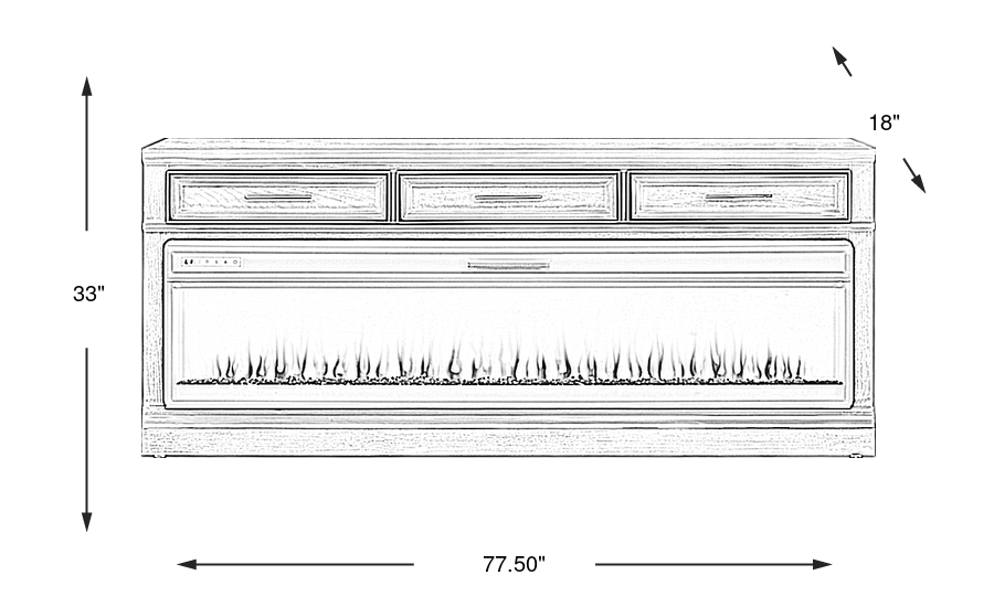 Dimension Image. Please refer to the Dimension Tab on this page for dimension details.