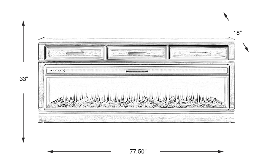 Dimension Image. Please refer to the Dimension Tab on this page for dimension details.