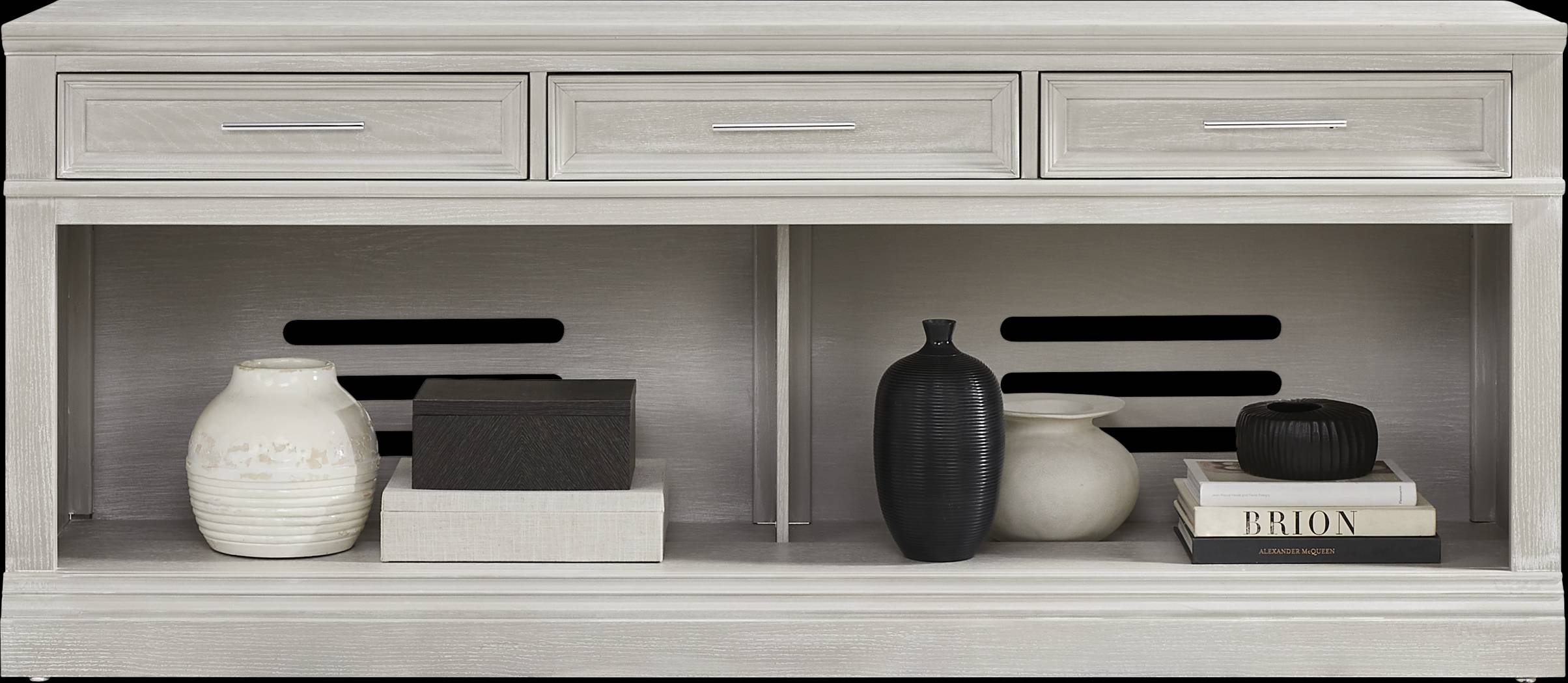 Stephenson Light Gray 78" Console - Thumbnail - Image 2