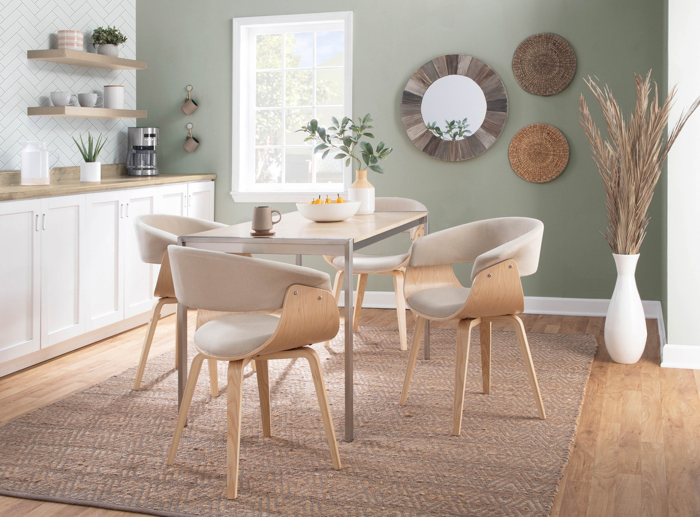 Stephora II Cream Side Chair, Set of 2 - Thumbnail - Image 12